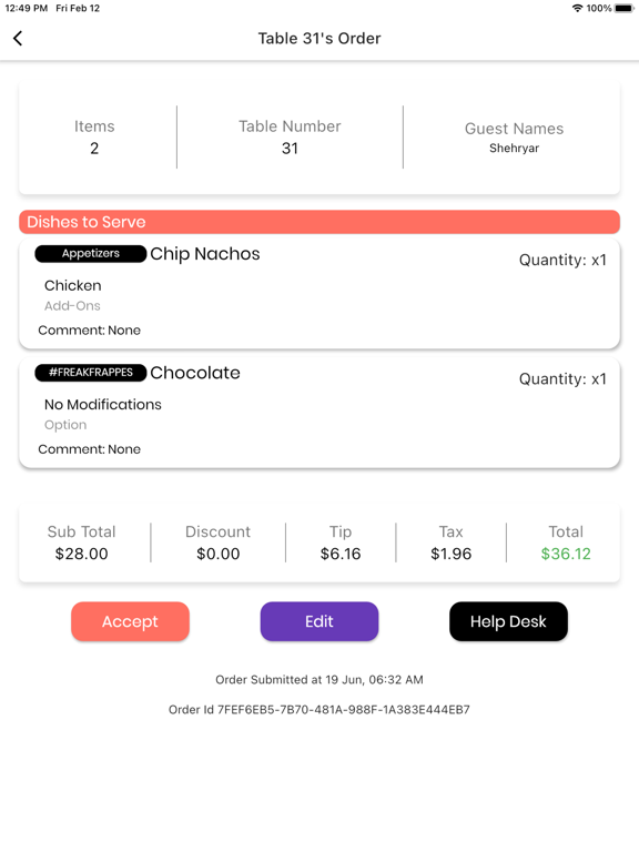 Screenshot #5 pour SNAPnTAP Printer & KDS