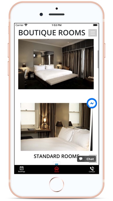Kirketon Hotel Screenshot