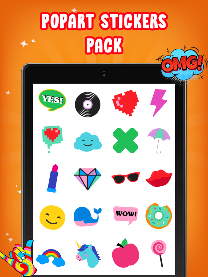 Pop Art Stickers Pack