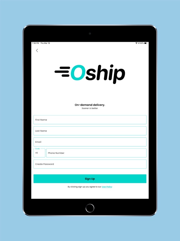 Oship iPad screenshot 3 - Utilities app