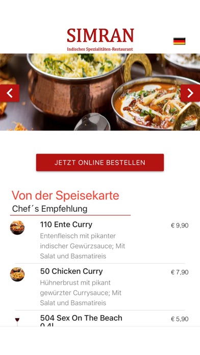 Screenshot #1 pour Simran Restaurant