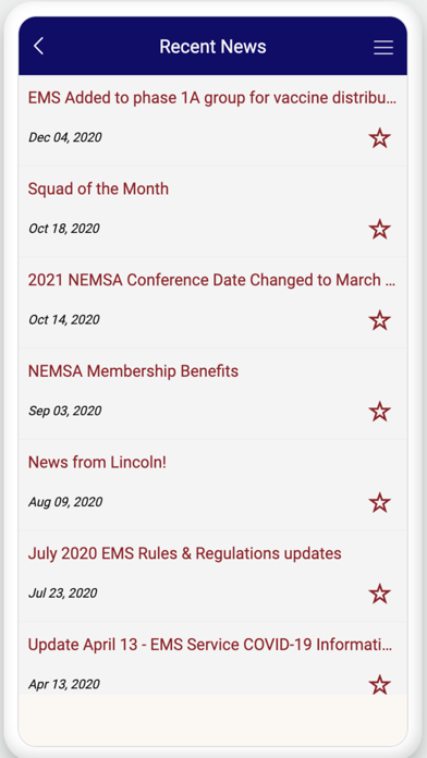 NEMSA Screenshot