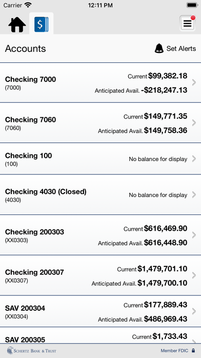 Schertz Bank & Trust Business Screenshot