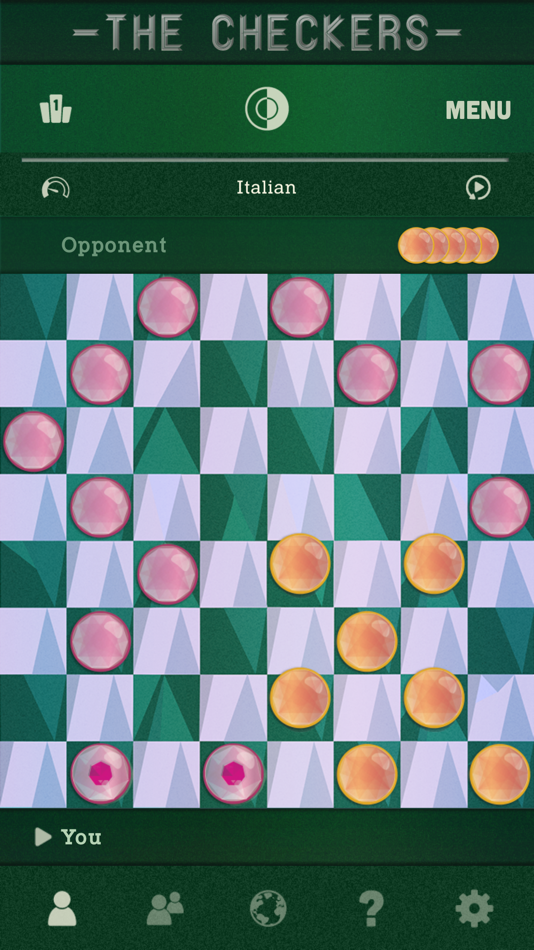 #2. The Checkers - Classic Game (iOS) 由: OutOfTheBit Ltd