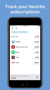 Subscription Tracker screenshot