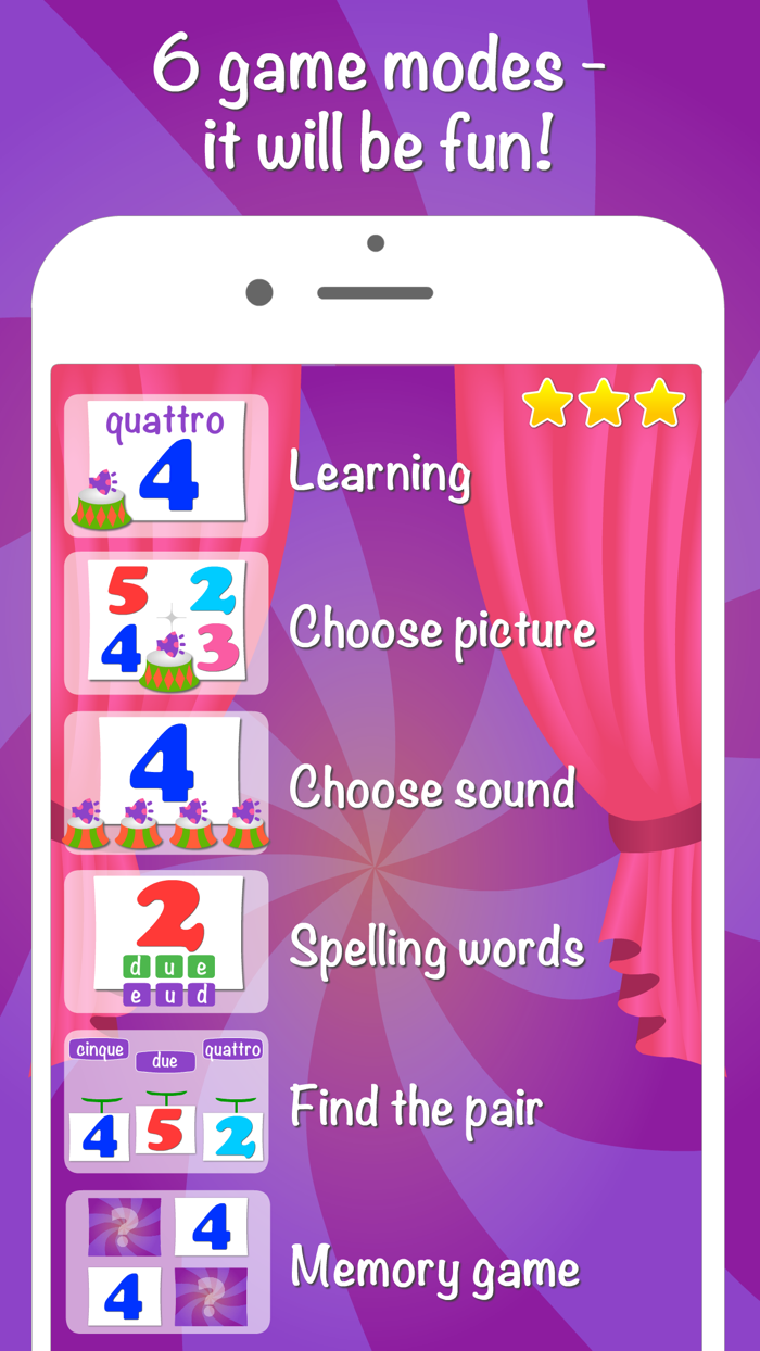 Italian language for kids Pro