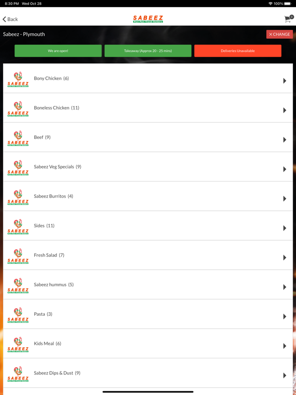 Screenshot #6 pour Sabeez Peri Peri