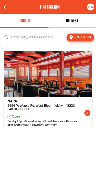 NARA Hibachi & Hot Rocks Screenshot