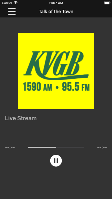 1590 KVGB and 95.5 FM Screenshot