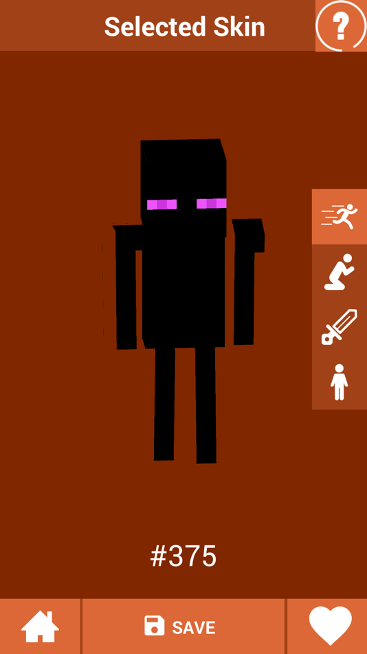 #5. Enderman Skins for Minecraft 2 (iOS) 由: Hamid Faquir