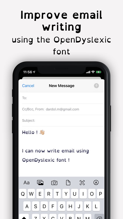 OpenDyslexic dyslexia font