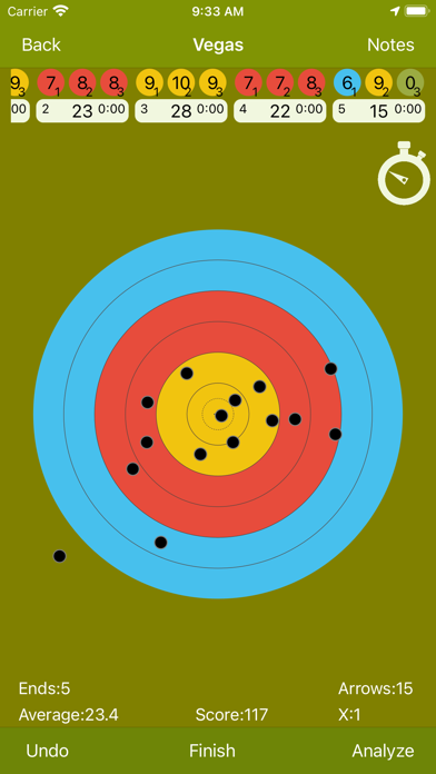 Archery Scoring - Ishi Archery Screenshot