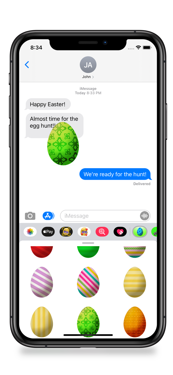 Easter Eggs Fun Stickers