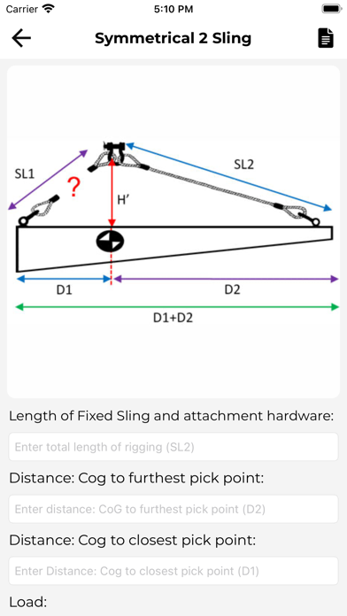 Screenshot #3 pour Sling Length Calculator