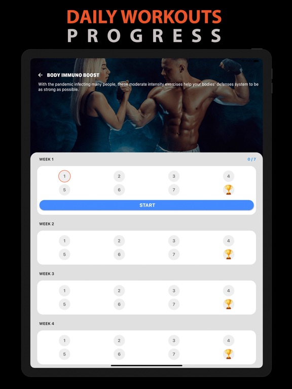 Home Workout for Men & Women iPad screenshot 5 - Health & Fitness app