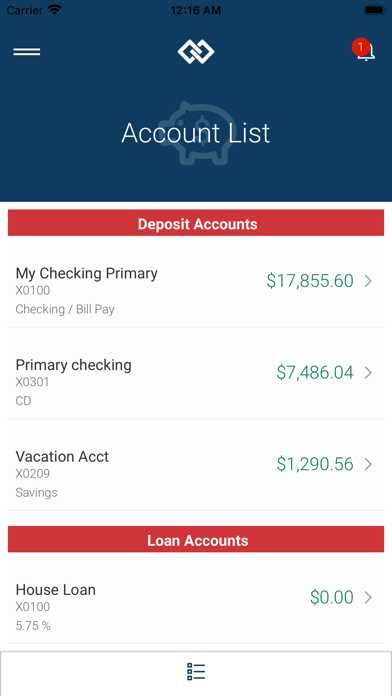 Prime Alliance Bank Screenshot