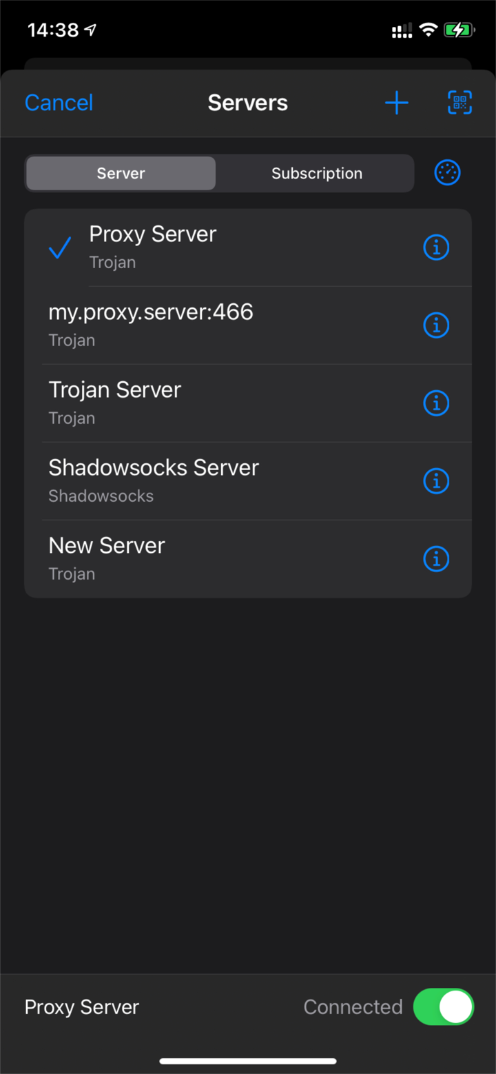 Spectre VPN screenshot 2