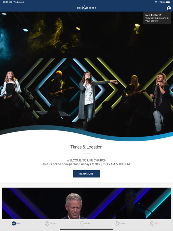 Life Church Boise iPad screenshot 1 - Lifestyle app
