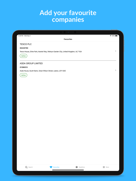 App screenshot