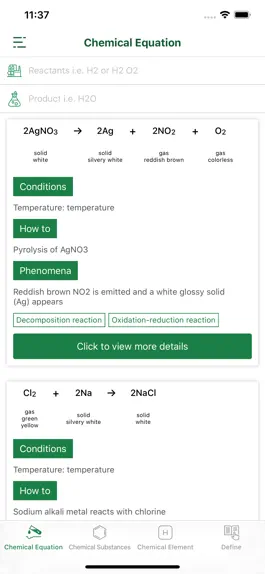 Game screenshot ‎Chemical Dictionary mod apk