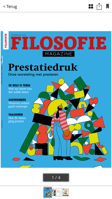 Filosofie magazine Screenshot