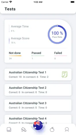 Game screenshot Australian Citizenship TestHUB apk