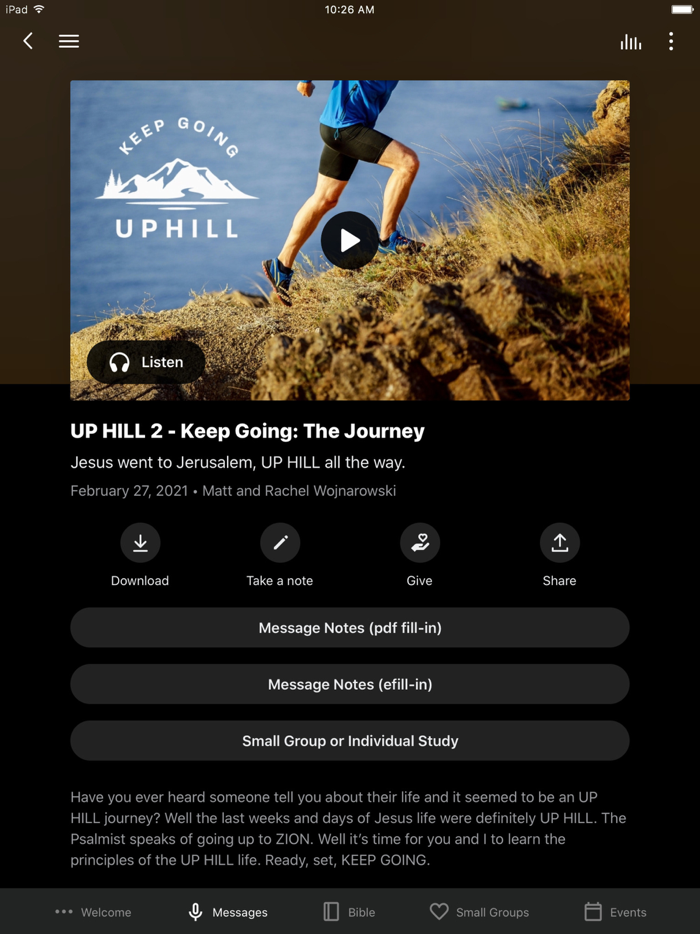 The Church Next Door App