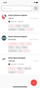 Tech Remote Jobs screenshot #1 for iPhone