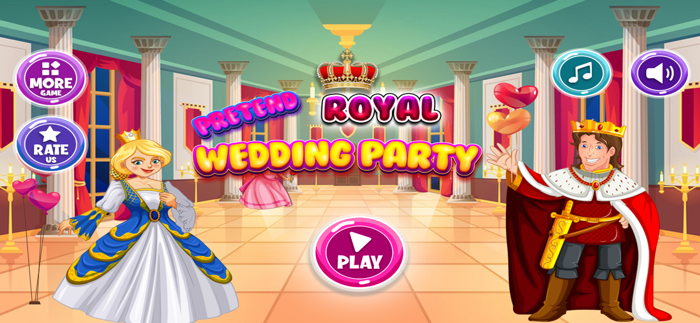 Pretend Play Princess Wedding