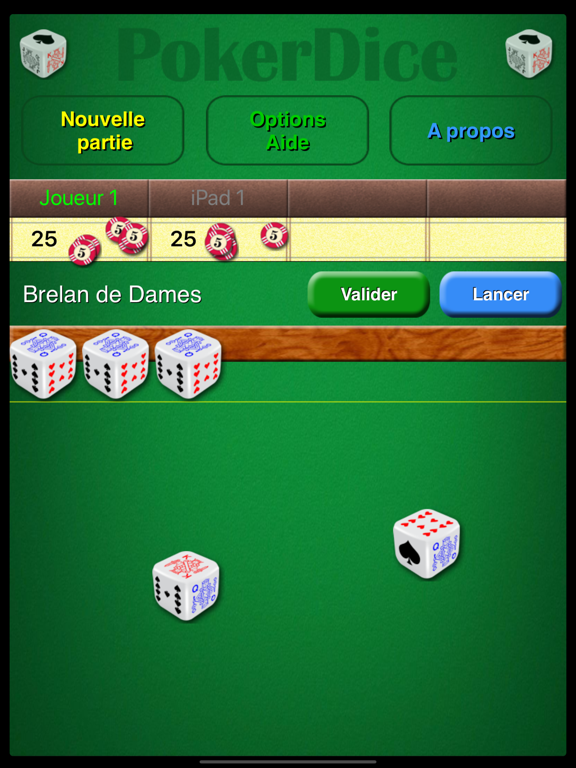 Screenshot #4 pour Jeu de dés : Poker Dice