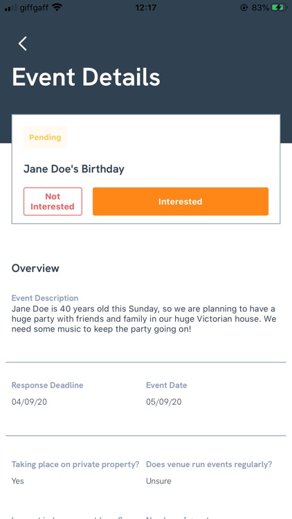 Eventace