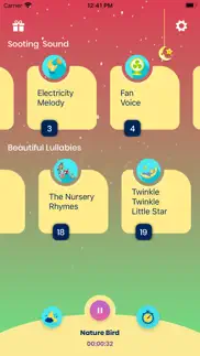 baby sleep sounds: baby sleep iphone screenshot 2