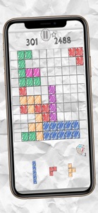 Paper Blocks Puzzle screenshot #1 for iPhone