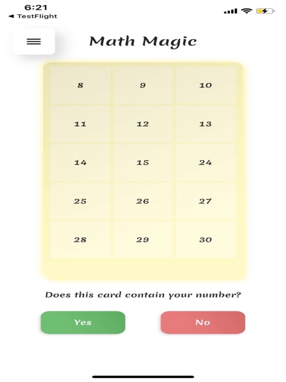 Screenshot #6 pour Math Magic Cards