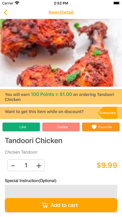 Curry Leaf Restaurant Screenshot