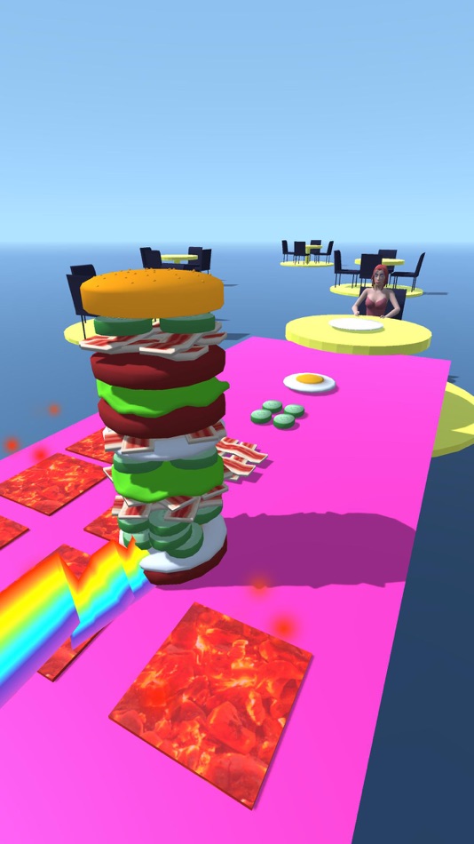 #2. Stack Burger 3D (iOS) 由: Ducky