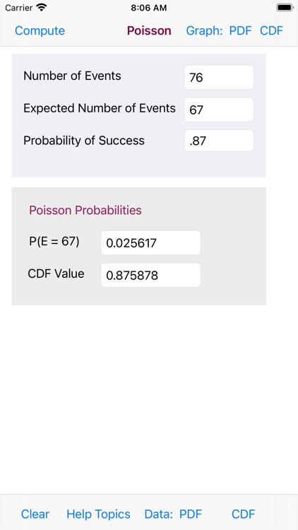 Poisson Distribution Calc screenshot-9