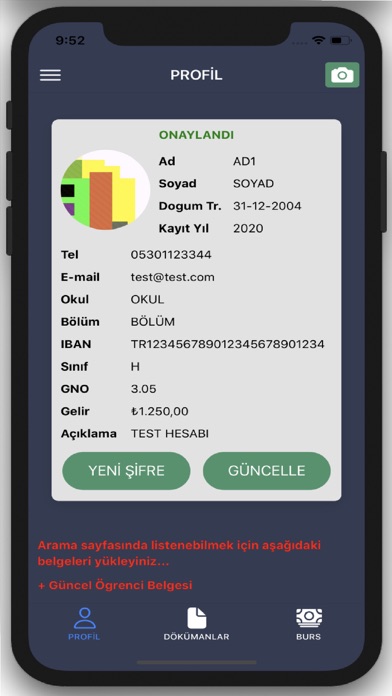 Bursiyer Screenshot