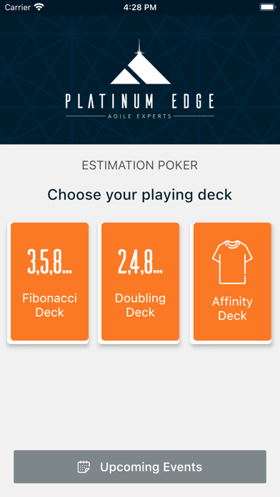 Estimation Poker Cards Screenshot