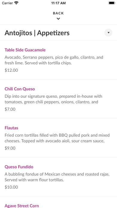 Agave Grill CT Screenshot