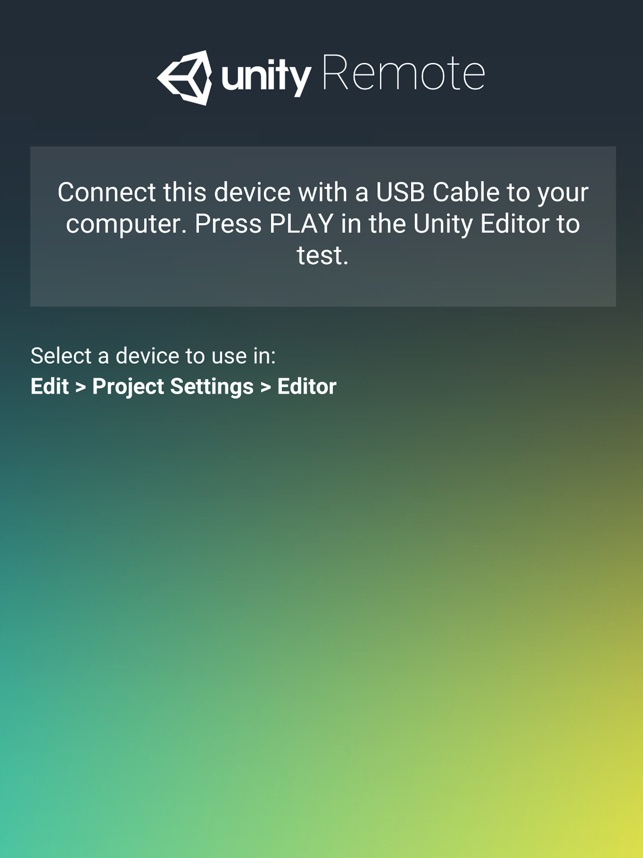 Unity Remote 5 on the App Store