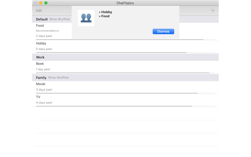 Screenshot #2 pour Chat Topics - Topic Picker