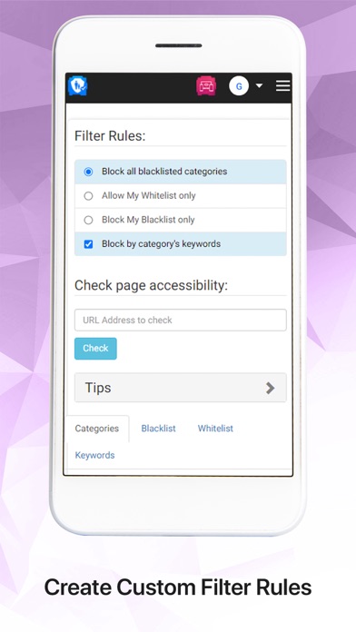 Safe Browsing and Porn Blocker Screenshot