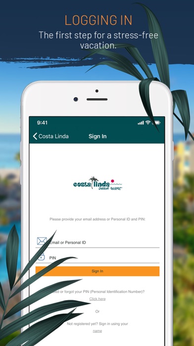 Official Costa Linda App Screenshot