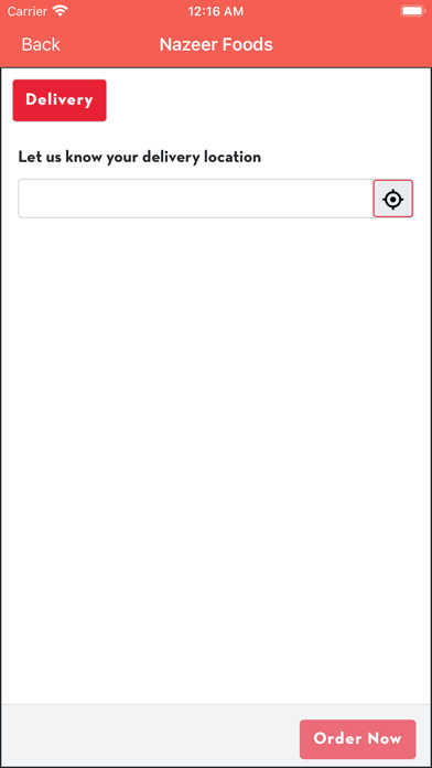 Nazeer Foods Screenshot