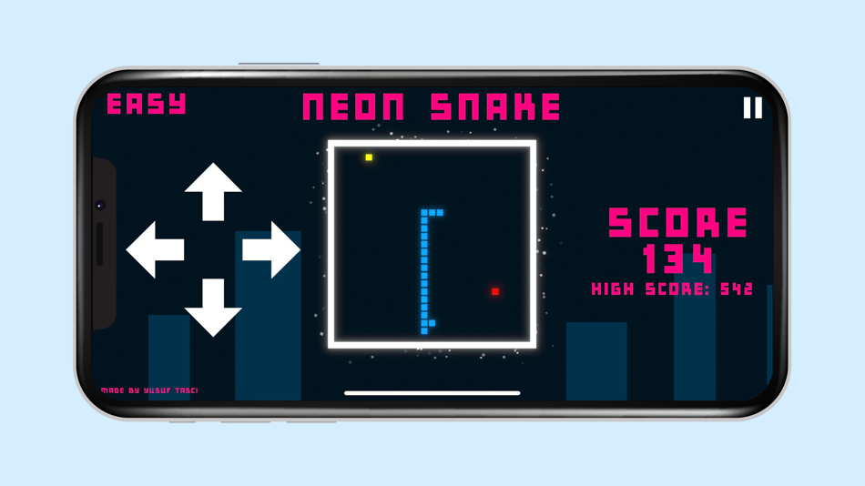 #3. NEON SNAKE GAME (iOS) 由: Yusuf Tascı