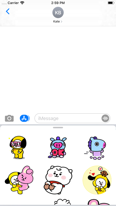 Screenshot #1 pour Sticker BT21 Cute