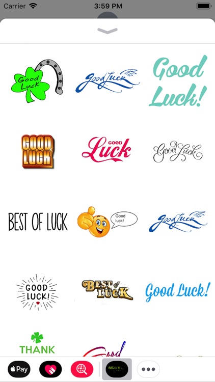 Best Of Luck Stickers 2018