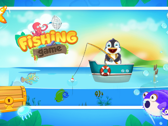 Screenshot #4 pour Fishing Games For Kids Happy