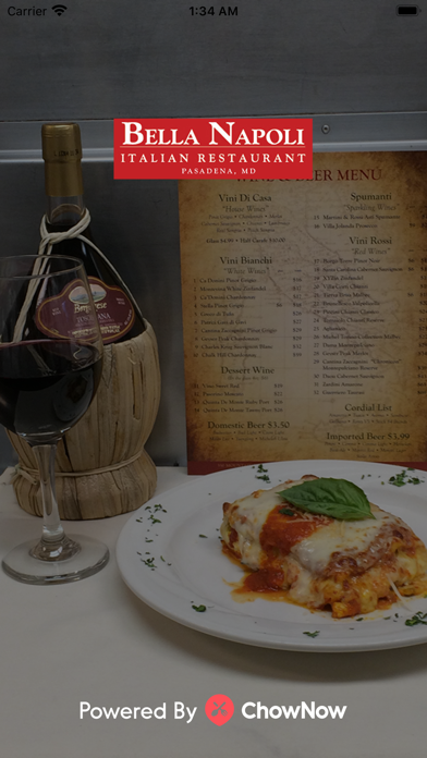 Bella Napoli Restaurant Screenshot